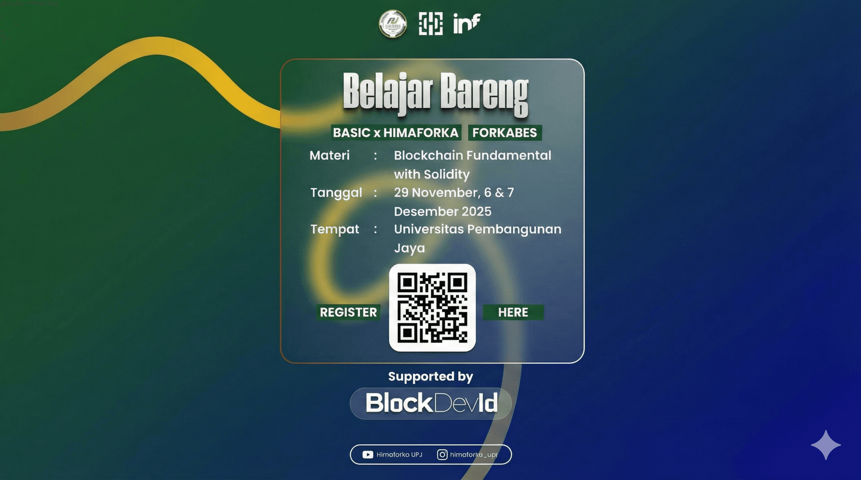 B3 x HIMAFORKA Blockchain: Fundamental